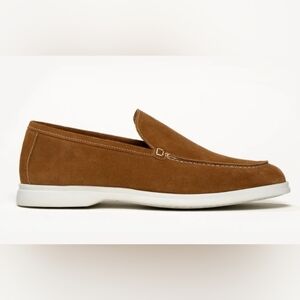 Men's Brown Suede Loafers